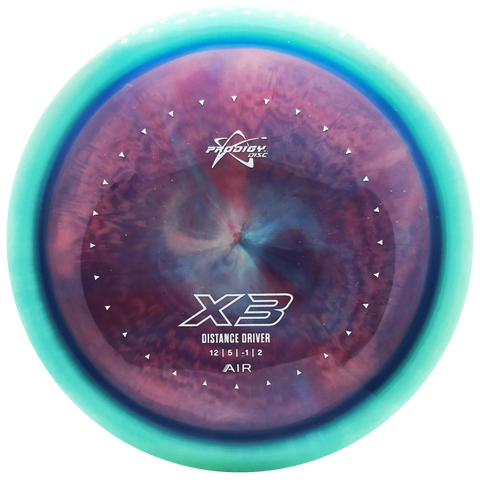 Prodigy: X3 Distance Driver - AIR Spectrum Plastic - Turquoise/Blue/Purple/White