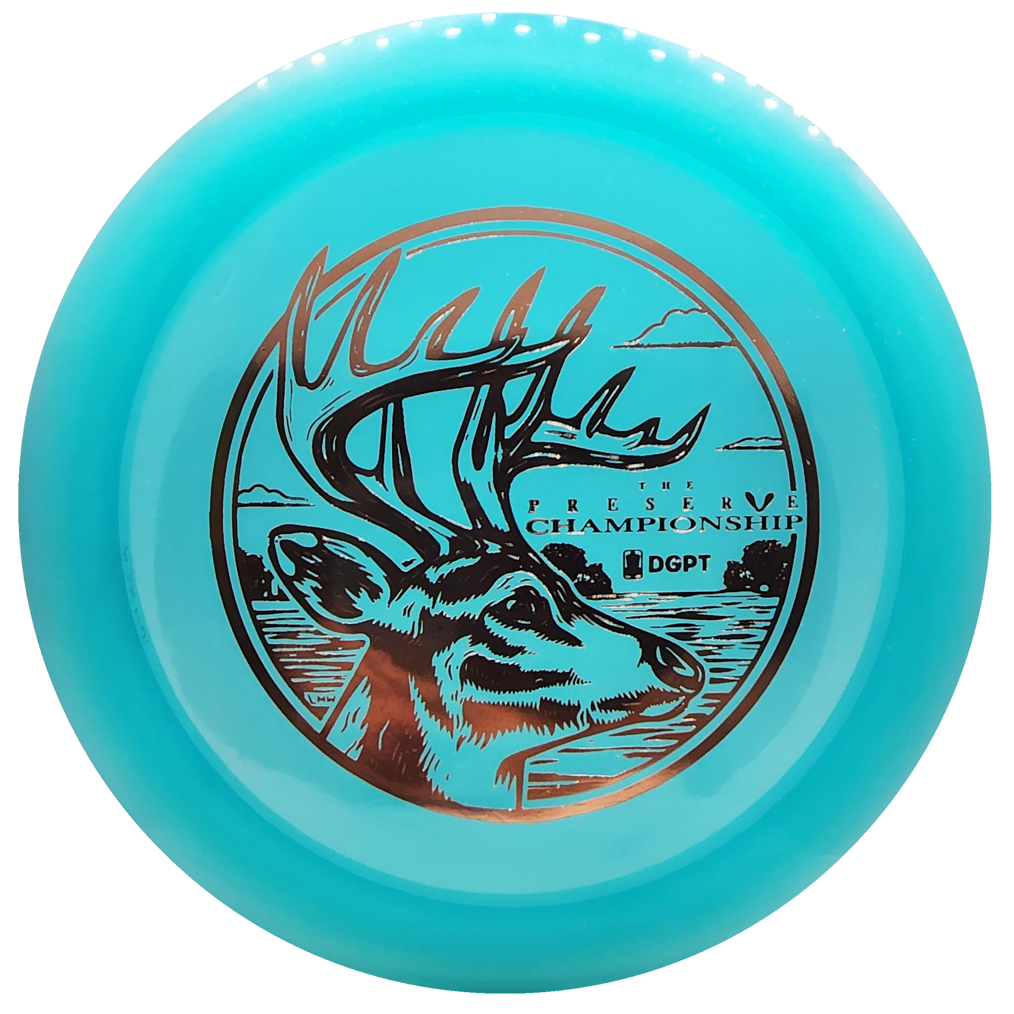 Prodigy: X3 Distance Driver - The Preserve Championship Stamp - Turquoise/Peach