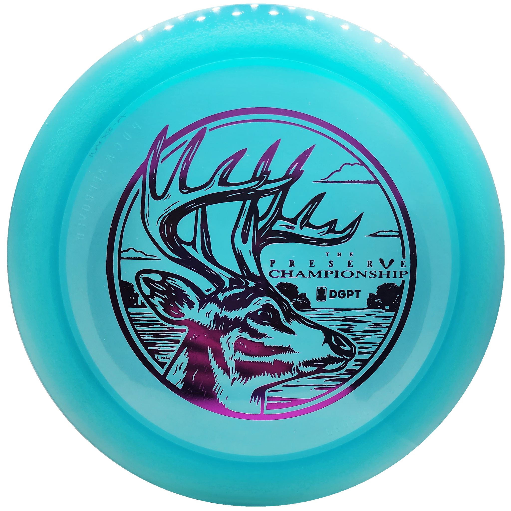 Prodigy: X3 Distance Driver - The Preserve Championship Stamp - Turquoise/Pink