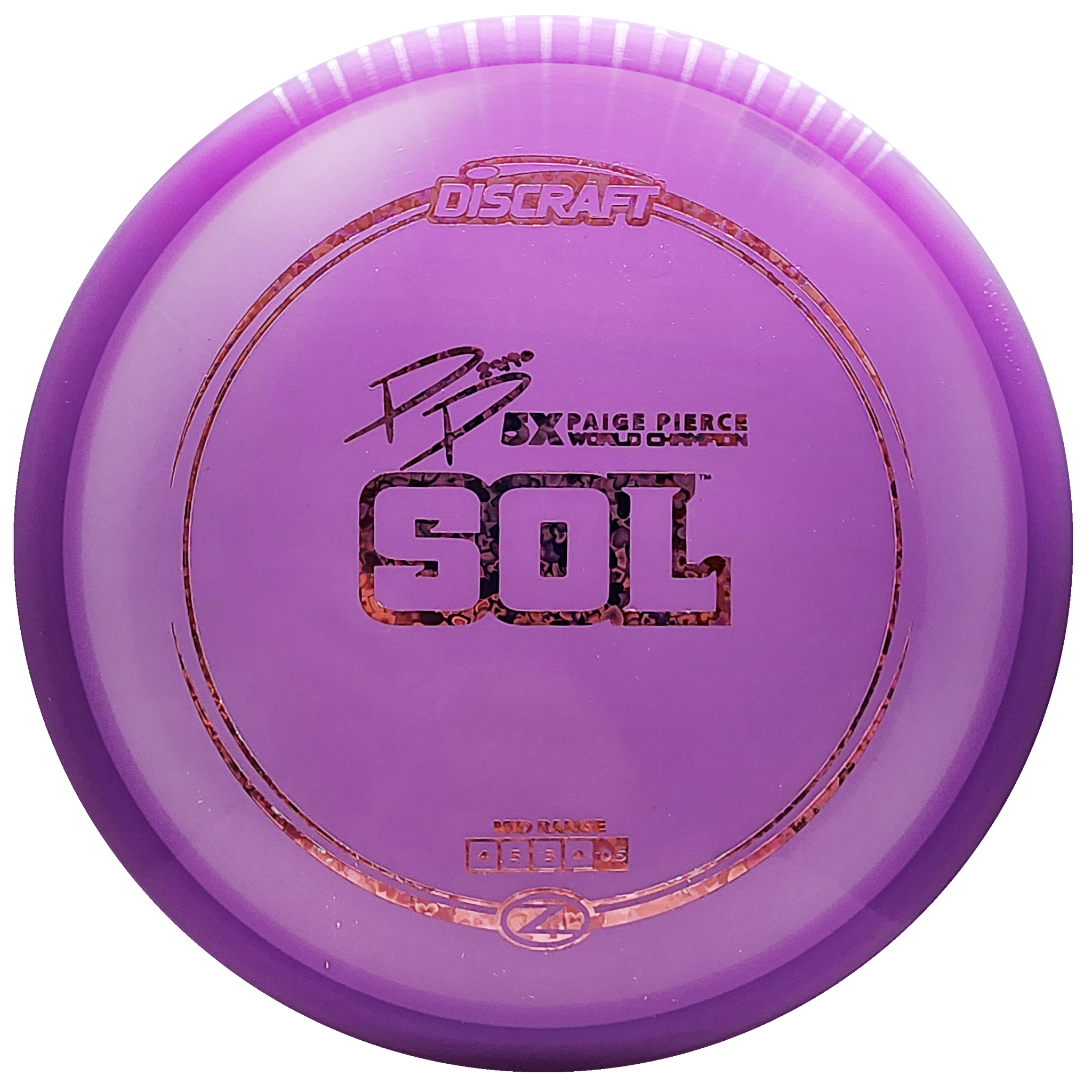 Discraft: Z Line Sol - Paige Pierce Signature Series - Purple/Pink